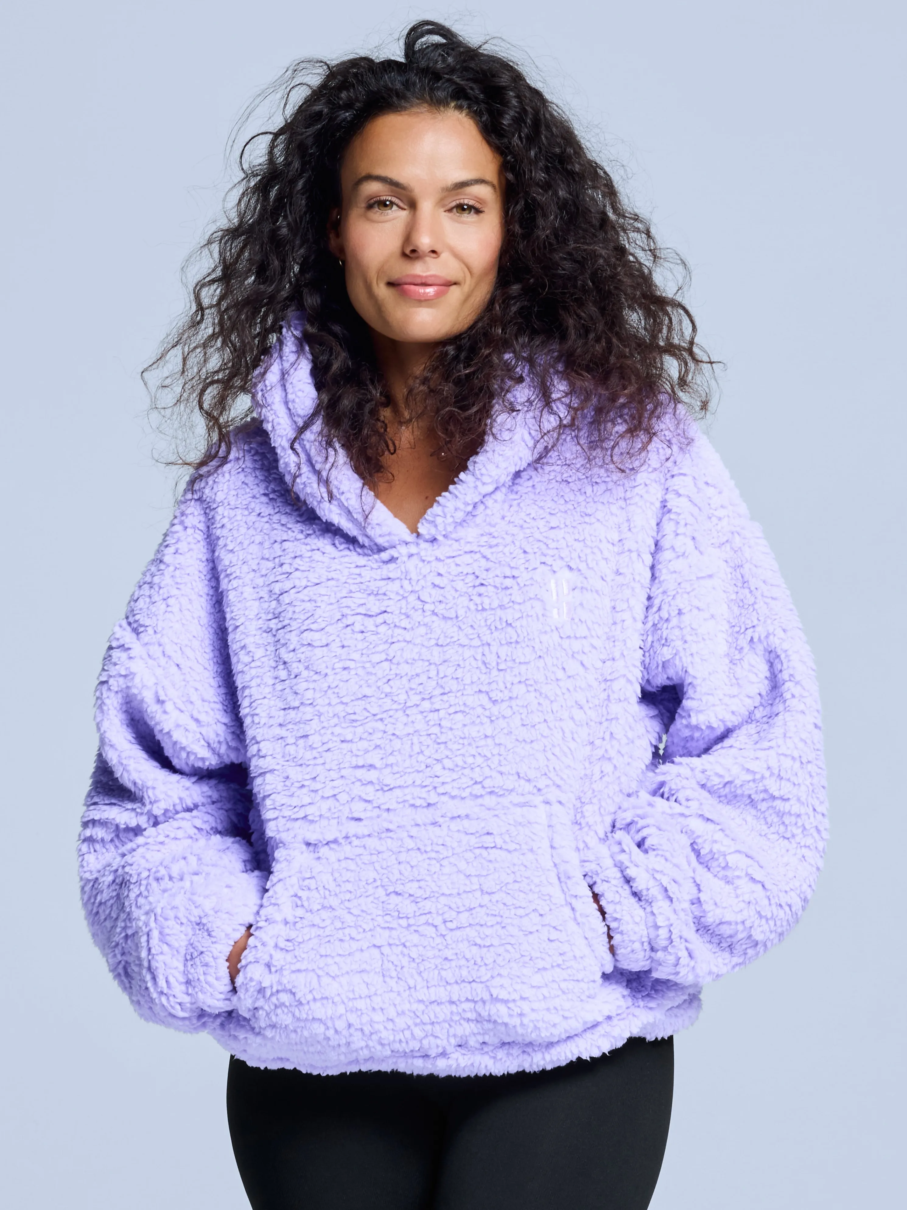 Four Seasons Fluffy Hoody Women | Lila