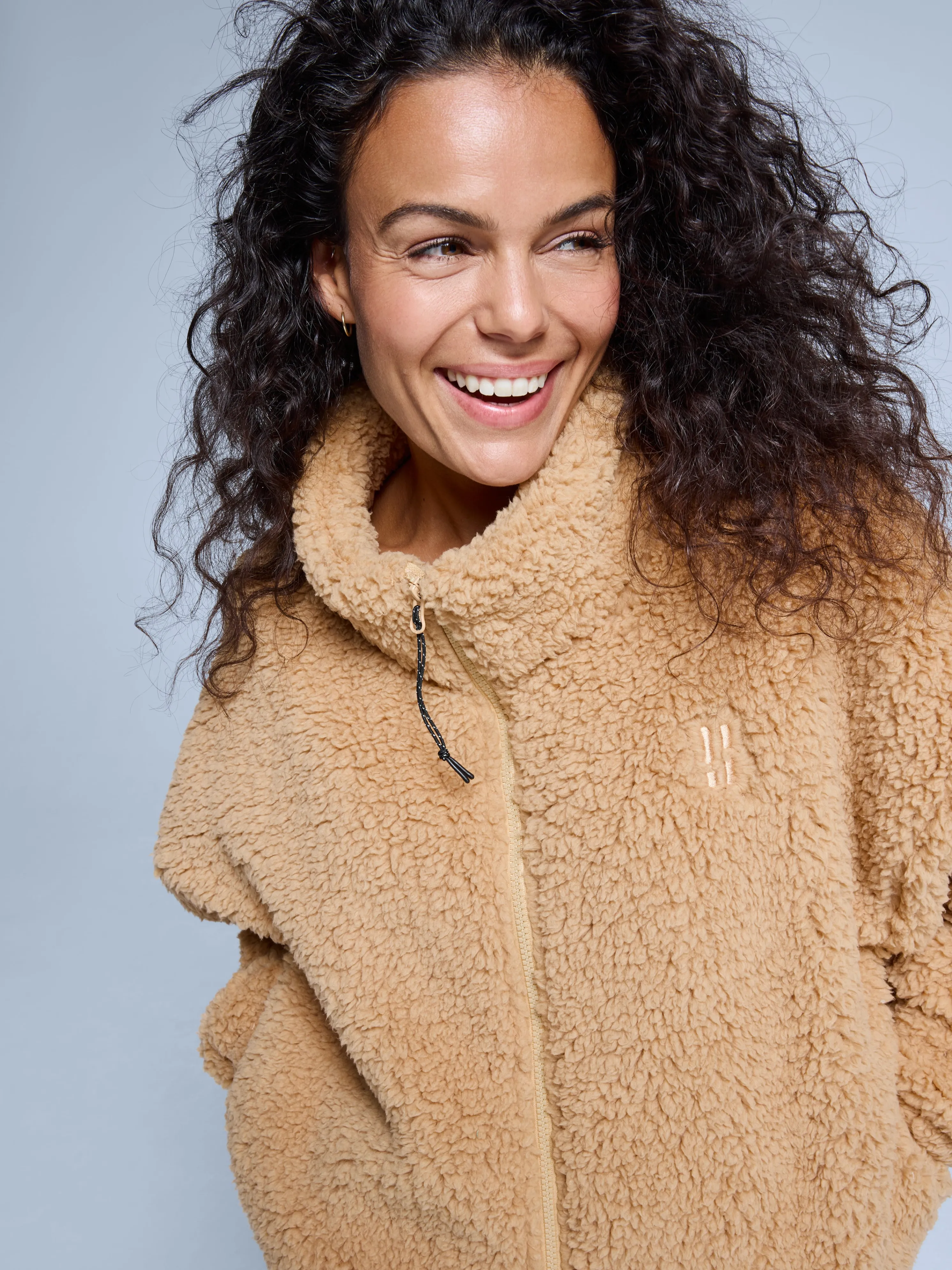 Four Seasons Fluffy Jacket Women | Warm Sand