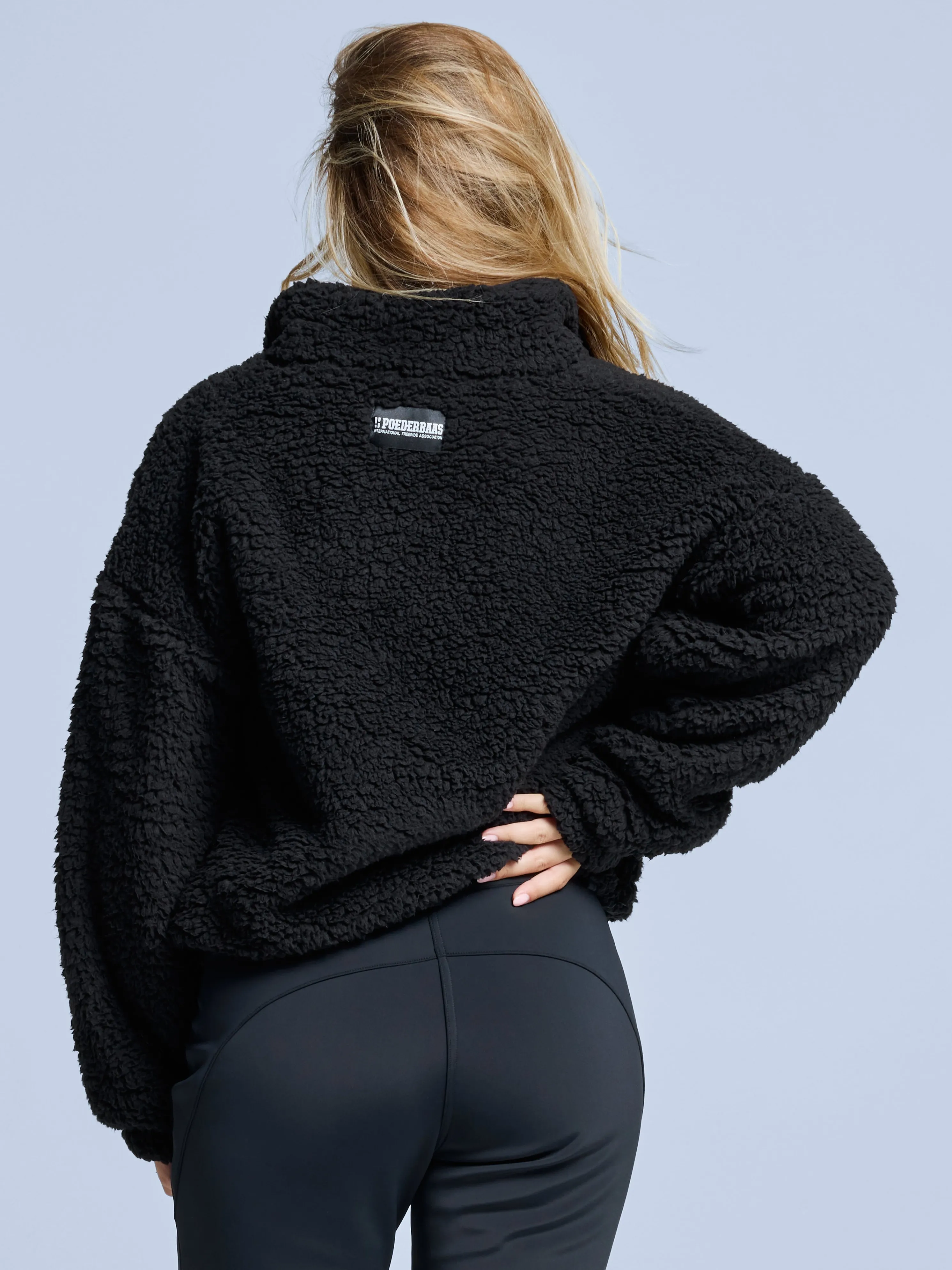 Four Seasons Fluffy Jacket Women | Black