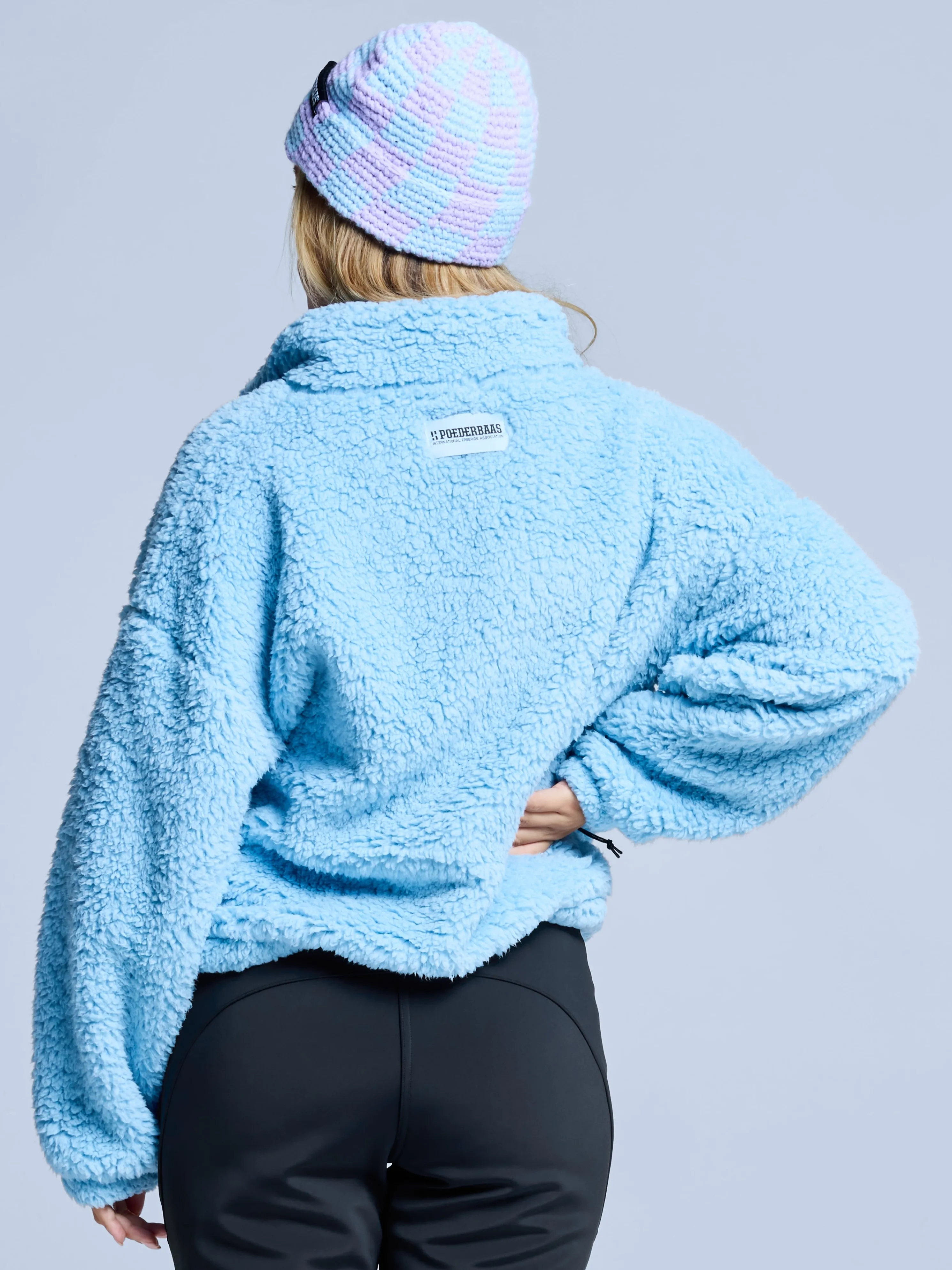 Four Seasons Fluffy Jacket Women | Ice Blue