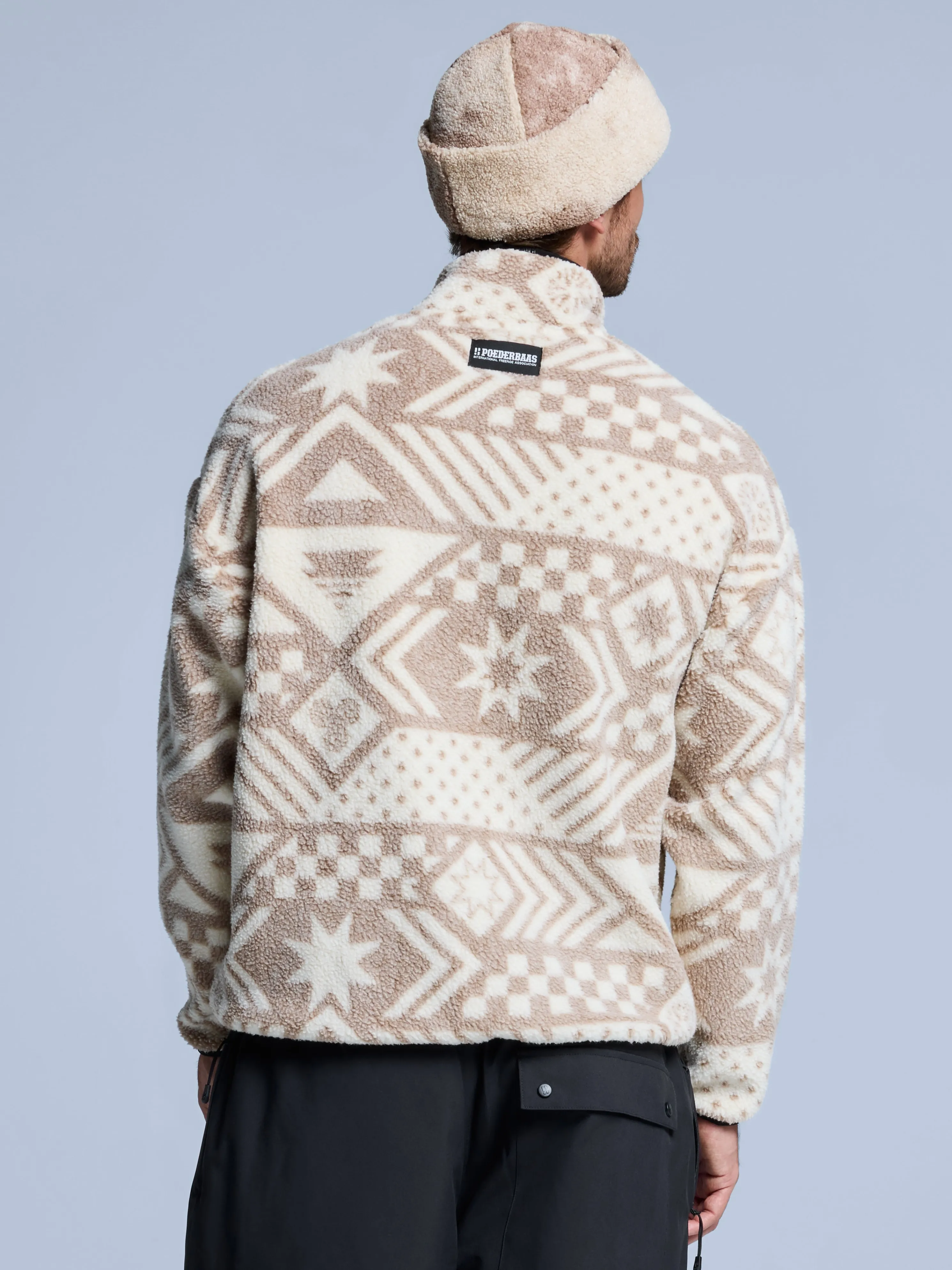 Four Seasons Sherpa Jacket AOP Men | White Multi