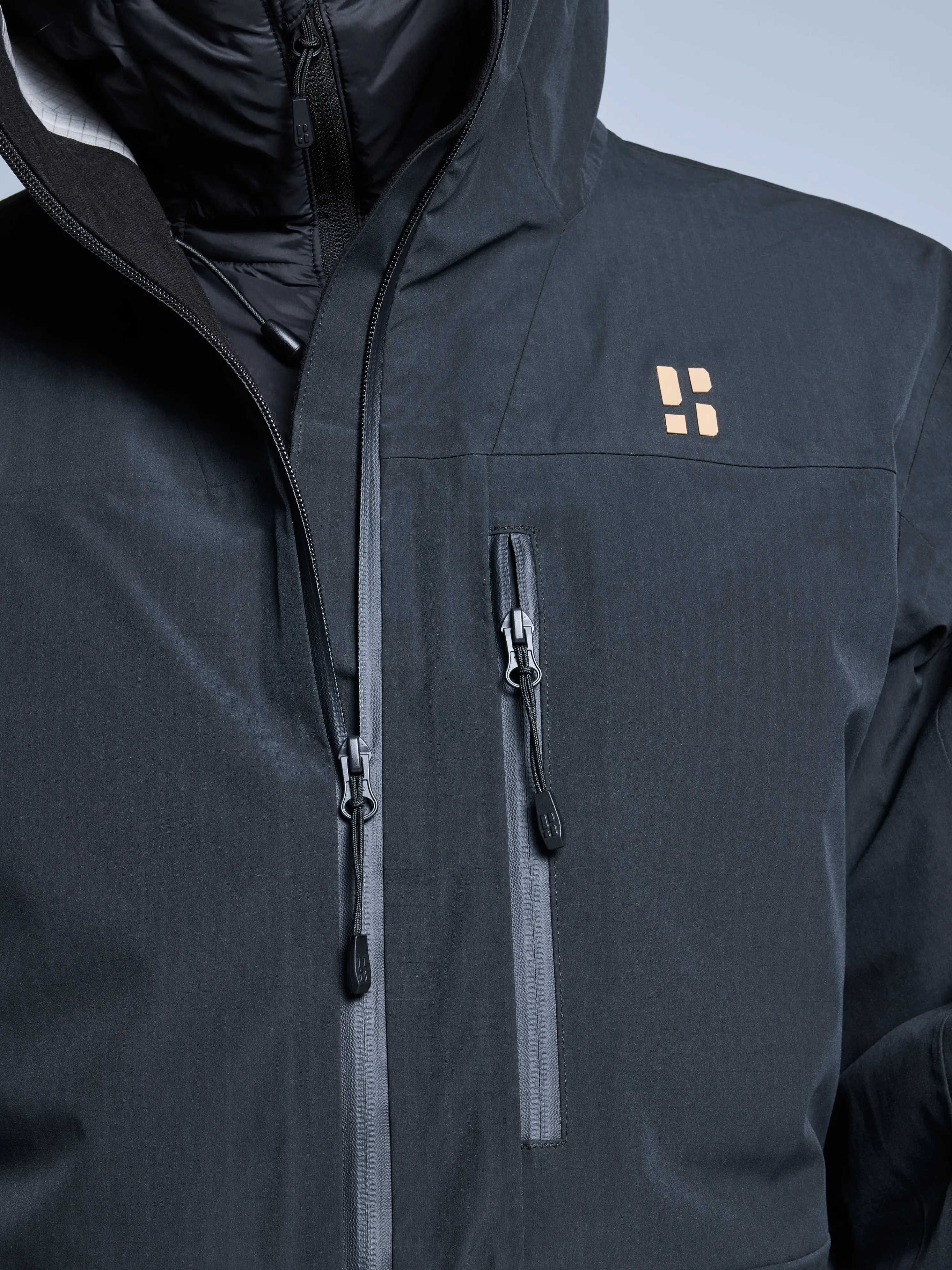 Freeride 3L Shell Jacket Men | Black