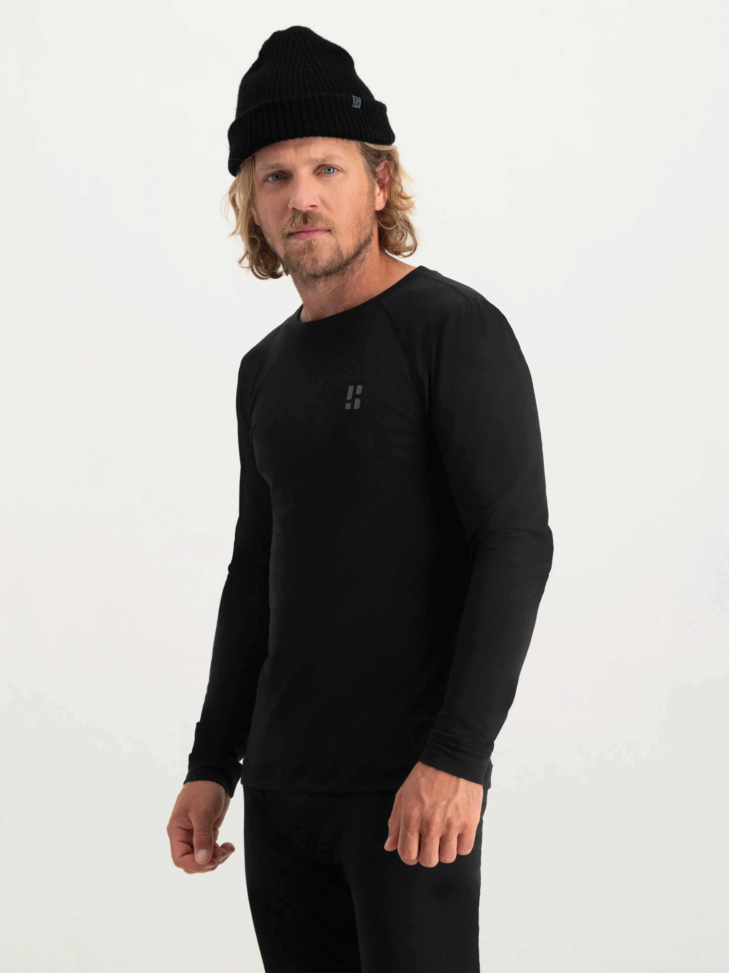 Lightweight Baselayer Shirt Men | Black